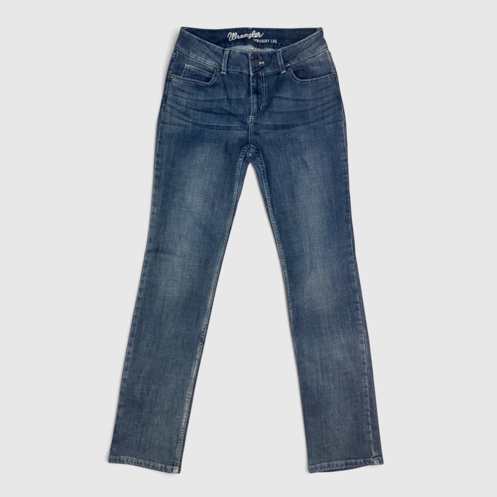 Wrangler Straight Leg Jeans - Women's - 5 - Blue